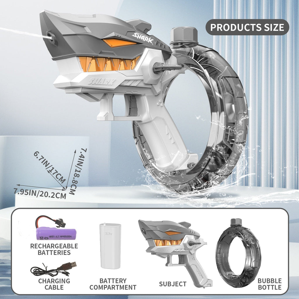 New Shark Electric Water Gun Toys Fully Automatic Continuous Fire