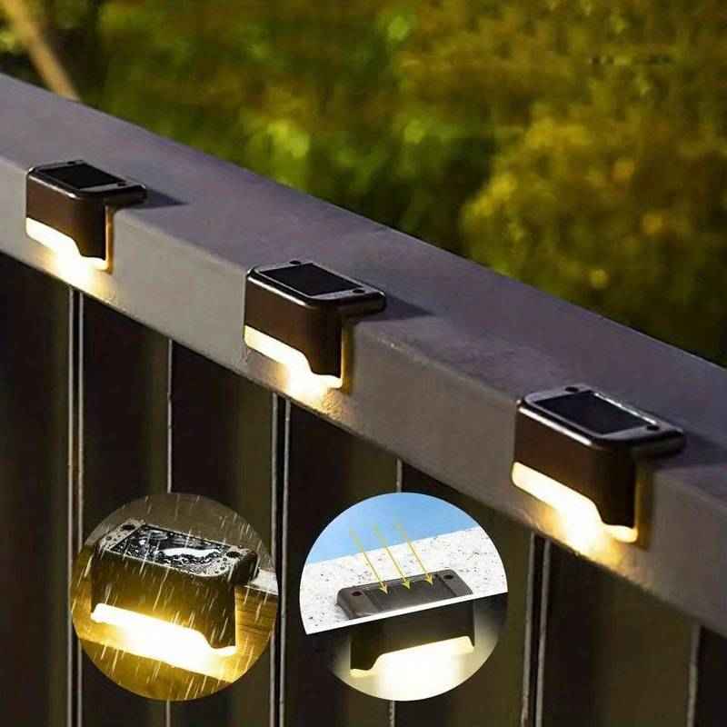 Cordless Solar LED Rail, Walkway, Wall Lights