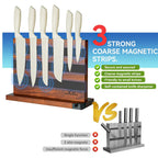 Multifunctional Countertop Magnetic Knife Block Stand Holder with Enhanced Magnets