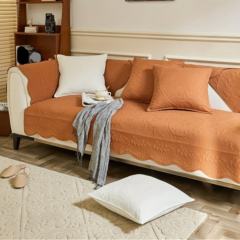 Quilted Autum Waterproof Sofa Cover for Pets