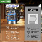 PANCERKA Electric Kettle 1.8L, 1500W Fast Boiling with LED Indicator, Auto Shut-Off, BPA-Free