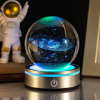 3D Space, Whale, Christmas & MORE, LED Crystal Ball Lamp NightLight