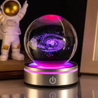 3D Space, Whale, Christmas & MORE, LED Crystal Ball Lamp NightLight