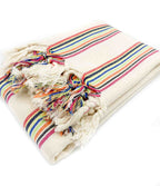 Rainbow Turkish Cotton Blanket