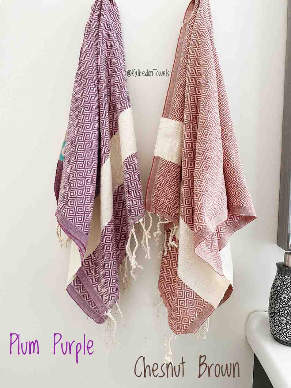 Diamond 100% Turkish Cotton Hand Towel for Bath and Kitchen