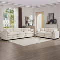Luxe & Sophisticated Deep Seated Sofa Set - 2 Sofas