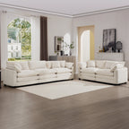 Luxe & Sophisticated Deep Seated Sofa Set - 2 Sofas