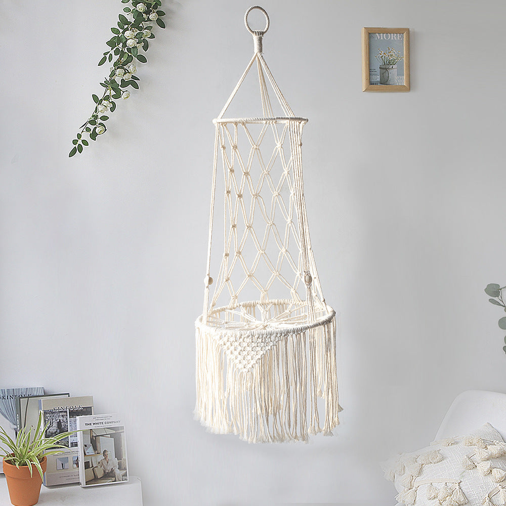 Macrame Hanging Cat Bed & Swing