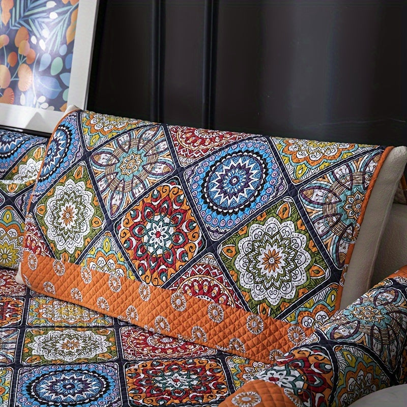 Colorful Boho Sofa Cover Pet Protector