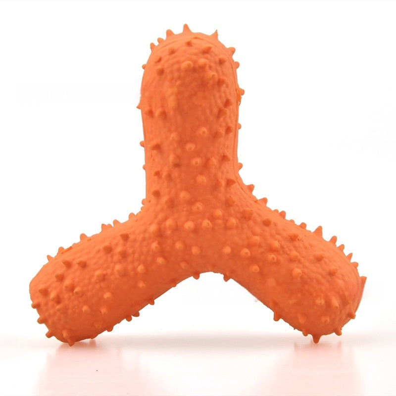 Pet Latex Barbed Bone Toys, Tooth Cleaning