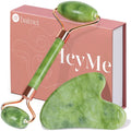 BAIMEI Icyme Gua Sha & Jade Roller Facial Tool Set for Puffiness and Redness Reducing