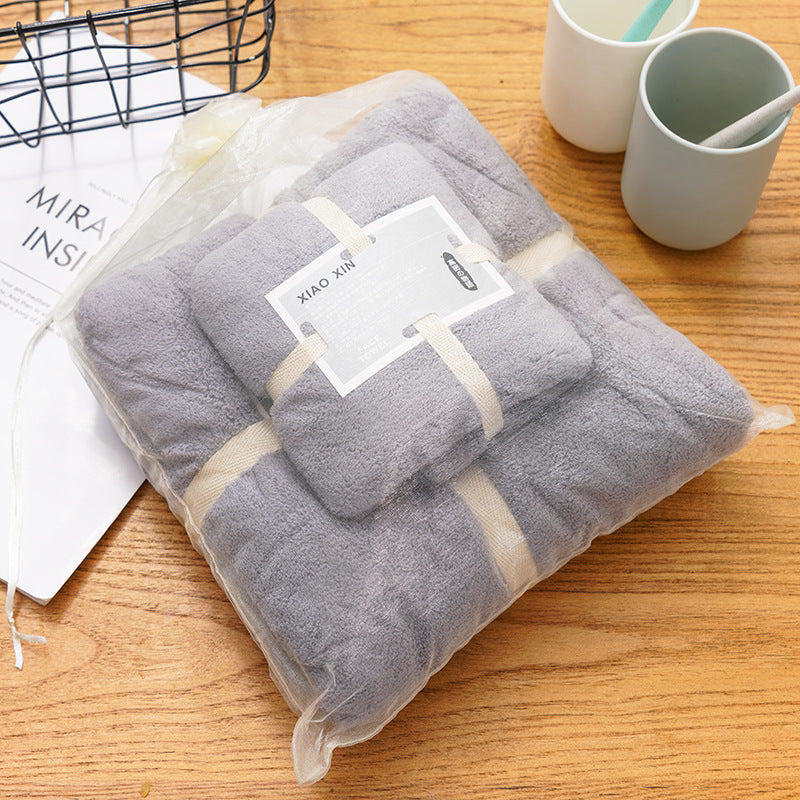 Absorbent Bath Towel Set For Mother And Child