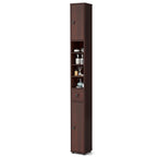 Freestanding Tall Slim Bathroom Cabinet with Drawer and Adjustable Shelves 71 Inches