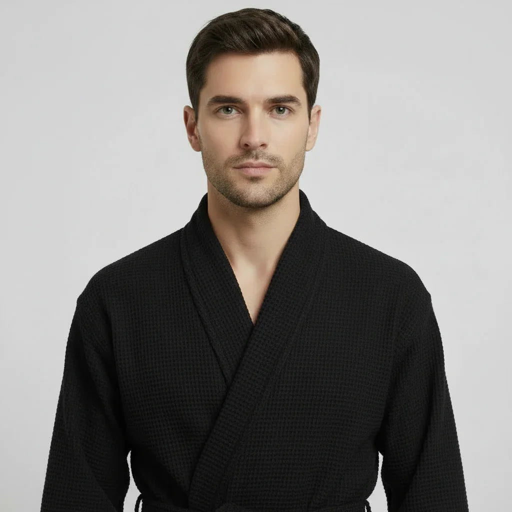 Waffle Bathrobe for Men