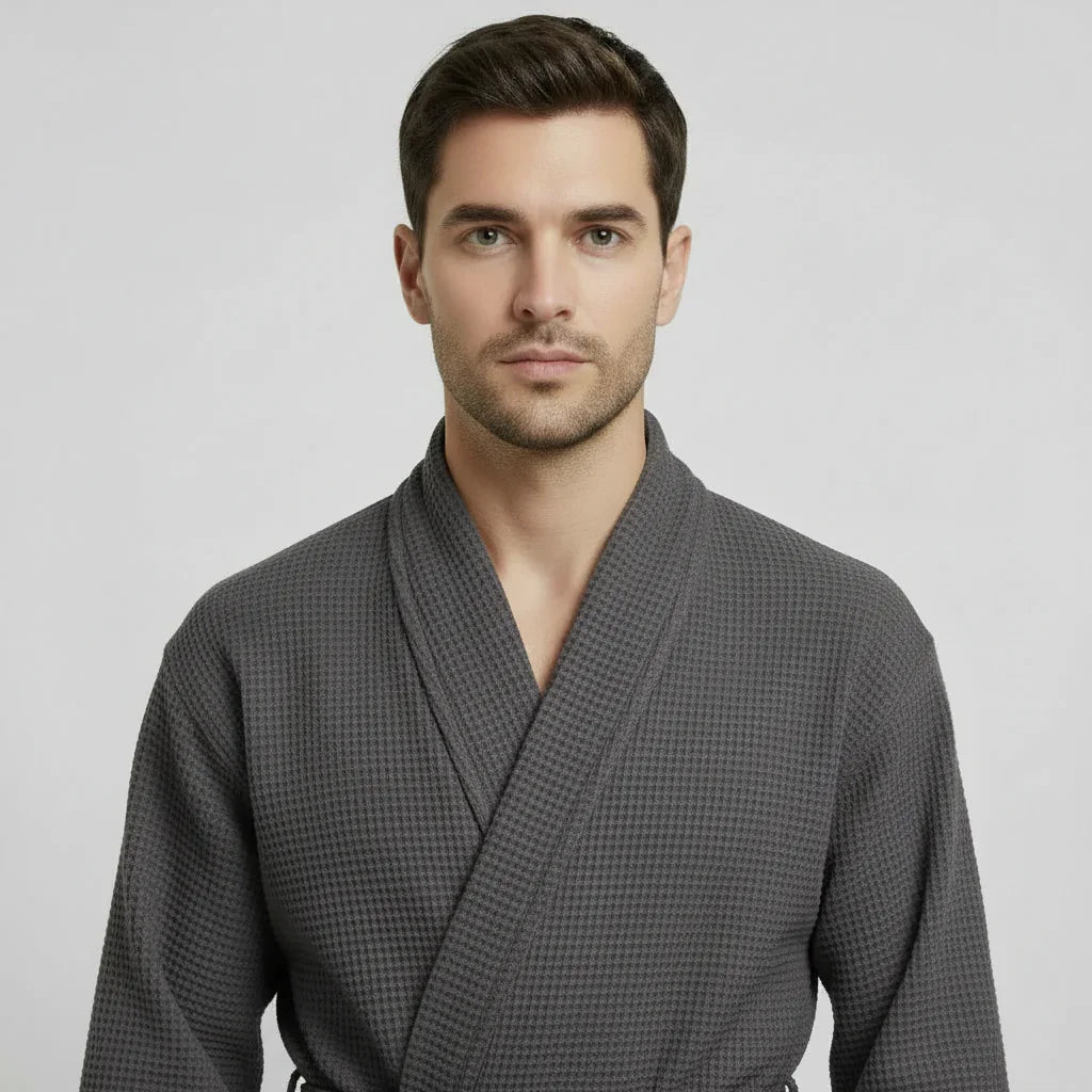 Waffle Bathrobe for Men