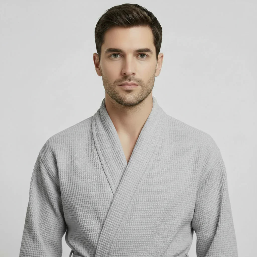 Waffle Bathrobe for Men