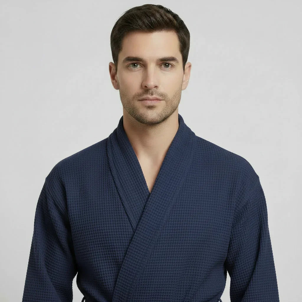 Waffle Bathrobe for Men