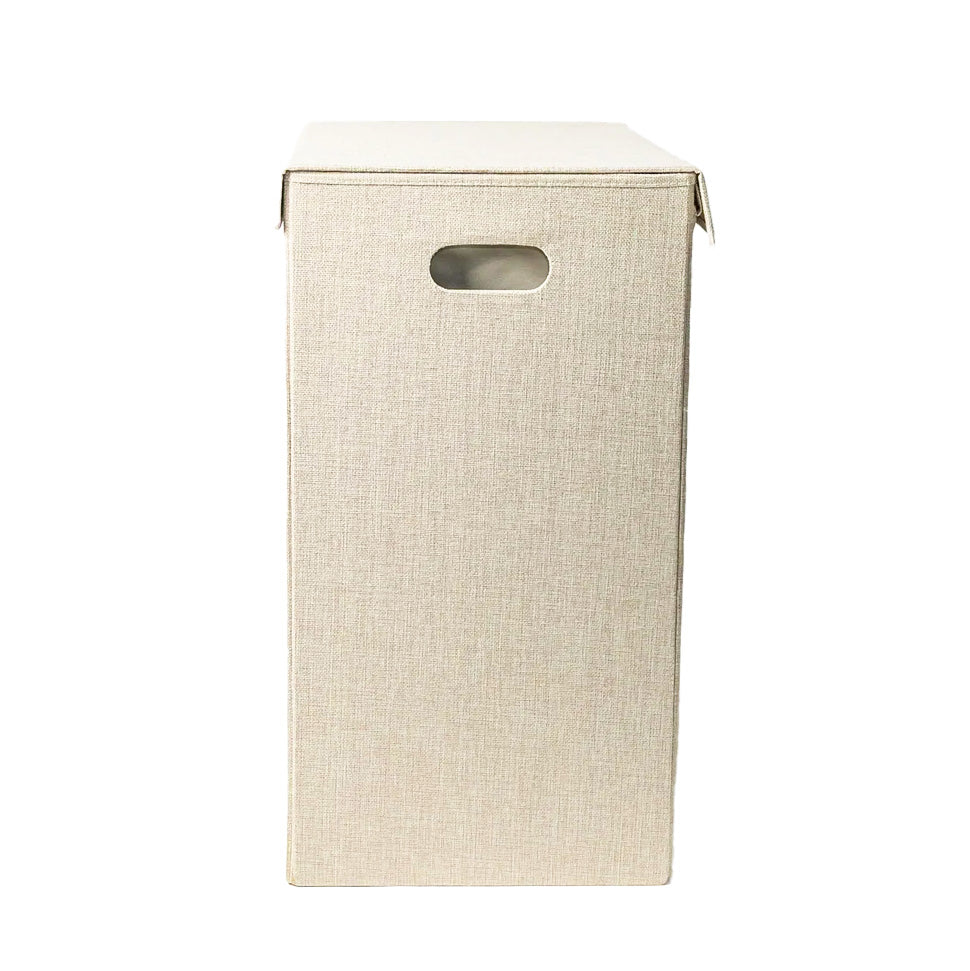 Textured Fabric Laundry Hamper