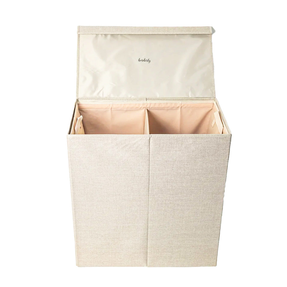 Textured Fabric Laundry Hamper