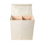 Textured Fabric Laundry Hamper