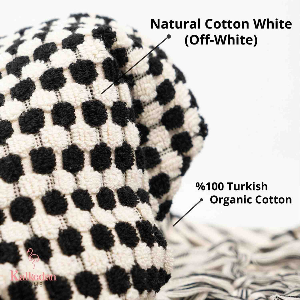 Turkish Cotton Pom Pom Hand Towel