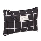Handmade Retro Pencil Case Large Capacity Stationary Case Cool Stylish Printed Pouch For Office