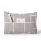 Handmade Retro Pencil Case Large Capacity Stationary Case Cool Stylish Printed Pouch For Office