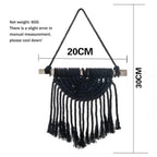 Handmade Wall Art Home Wall Decor Woven Hanging Tapestry Tassel Wind Chimes Wall Hanging Ornaments  Hand Macrame Wall  For Wall Wedding Living Room Gallery Patio Apartment Yard Decor