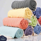 Herringbone 100% Turkish Cotton Beach & Bath Towel