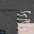 Herringbone 100% Turkish Cotton Beach & Bath Towel
