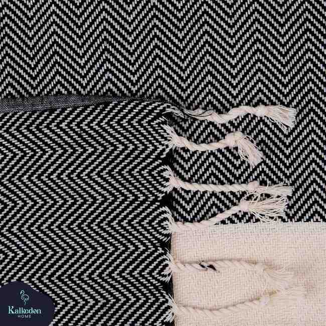Herringbone 100% Turkish Cotton Beach & Bath Towel