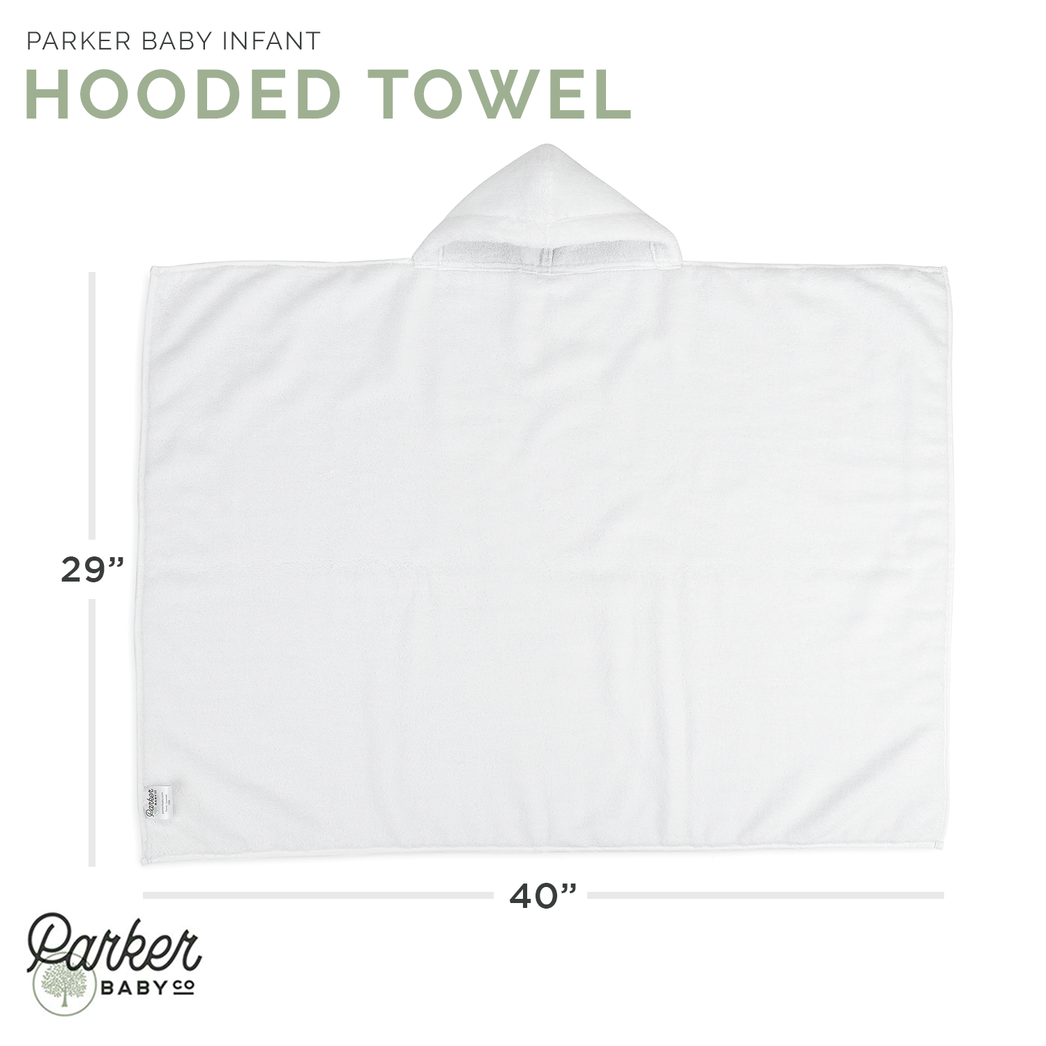 100% Cotton, Thick Hooded Children's Bath Towel