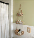 3-Tiered Natural Basket for Kitchen, Entry, Pantry, Bathroom
