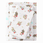 Turkish Cotton Christmas Flannel Sheet - Whittaker Collection