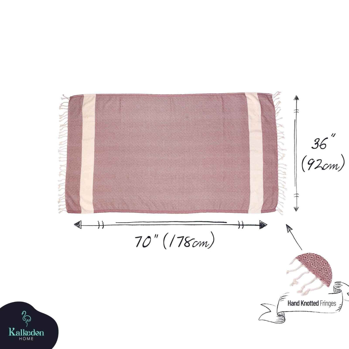 Diamond 100% Turkish Cotton Beach Towel