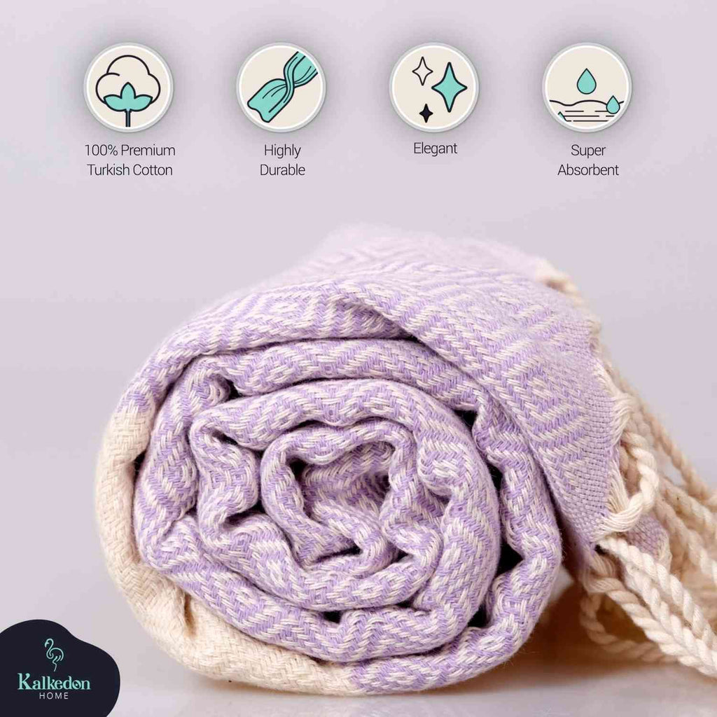 Diamond 100% Turkish Cotton Beach Towel