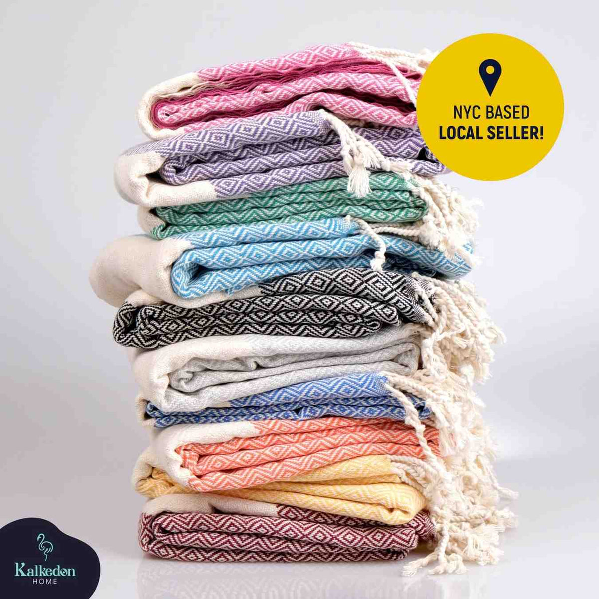 Diamond 100% Turkish Cotton Beach Towel