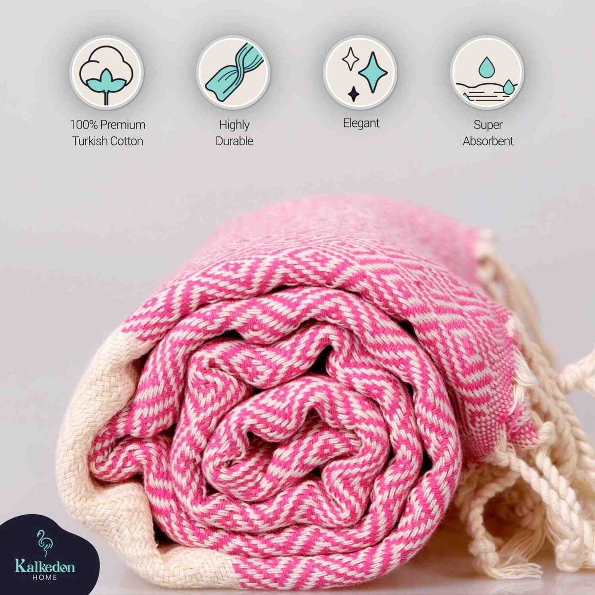 Diamond 100% Turkish Cotton Beach Towel