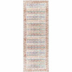 Rust Maligaya Distressed Washable Area Rug