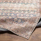 Rust Maligaya Distressed Washable Area Rug