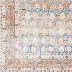 Rust Maligaya Distressed Washable Area Rug