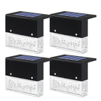 LED Solar Fence Light Outdoor Courtyard Home Garden Decoration Light RGB Waterproof Plywood Lights Decorative Table Lamp Cute Study Lamps for Bedroom Décor