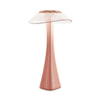 LED Table Lamp USB Charging Dimmable Protection Eyes Smart Touch Switch Bedside Lamps Transparent Crystal Creative Table Light Decorative Table Lamp Cute Study Lamps for Bedroom Décor