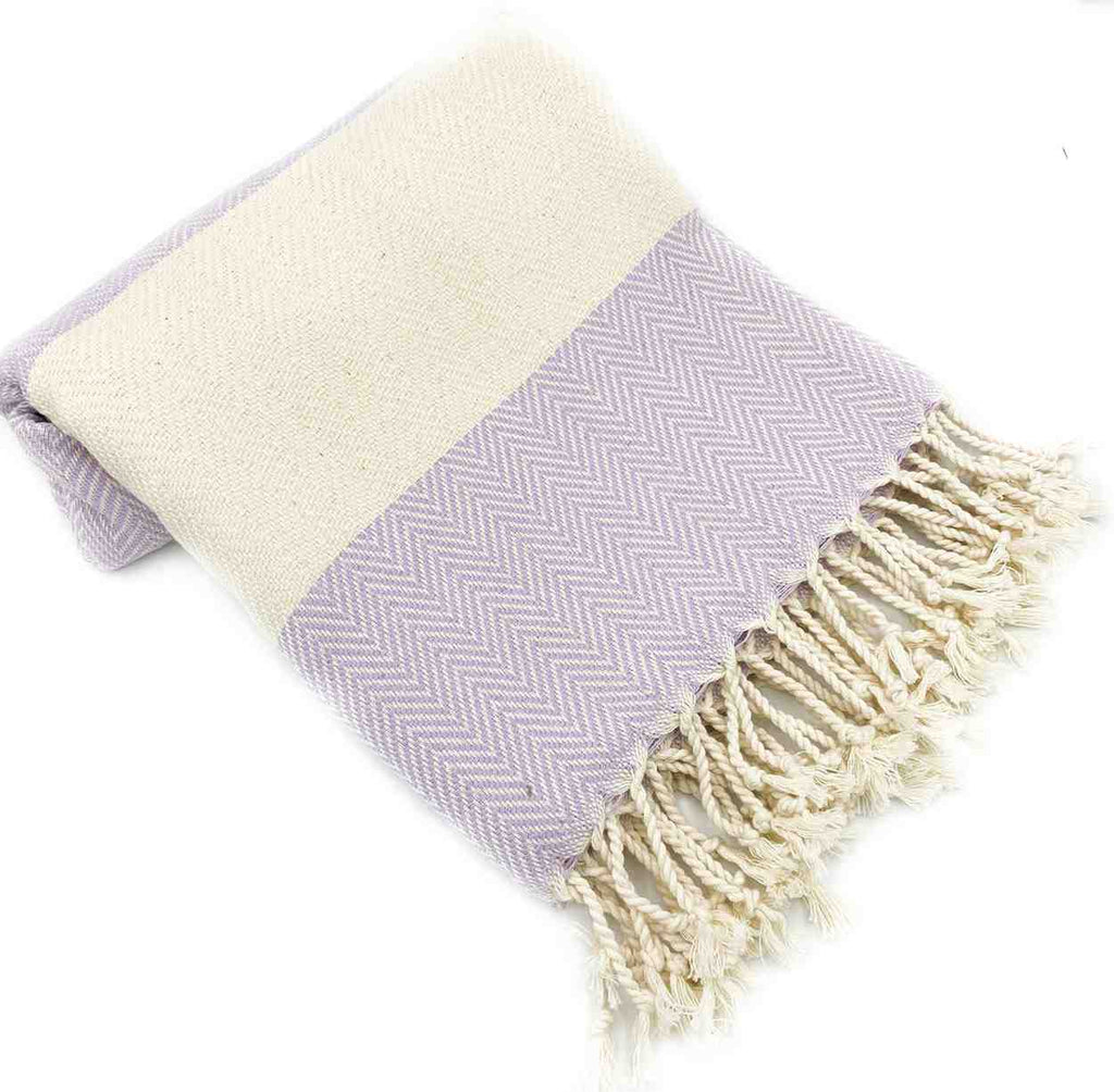 Herringbone 100% Turkish Cotton Beach & Bath Towel