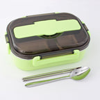 Bento Lunch Box – Includes Thermos Bag, Spoon &  Chopsticks