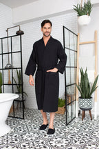 Waffle Bathrobe for Men