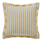 VHC "Me & My Honey" Bee Accent Pillow 9" x 9" | Farmhouse Gingham Throw Pillow