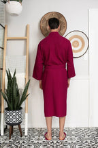Waffle Bathrobe for Men