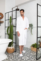 Waffle Bathrobe for Men