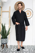 Waffle Bathrobe for Men
